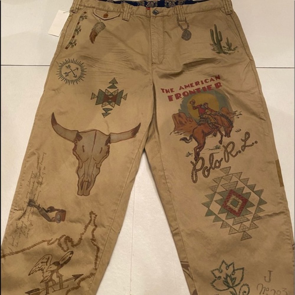Polo Ralph Lauren Western American Frontier Pants *New 32 x 32